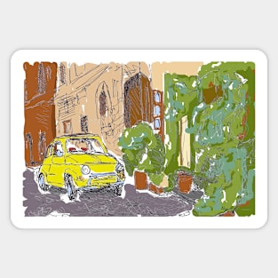 Italian landscape Sticker